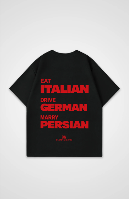 Eat Drive Marry Oversized T-Shirt