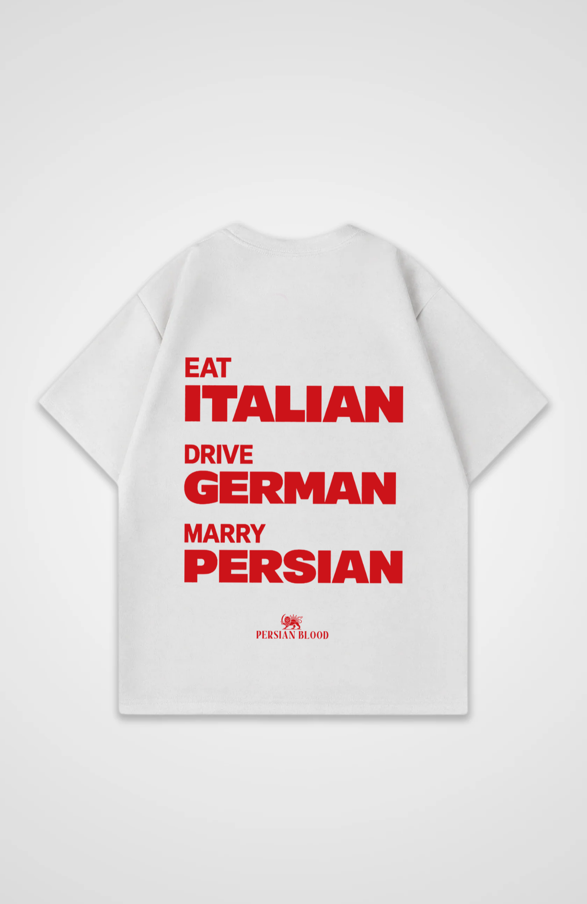 Eat Drive Marry Oversized T-Shirt